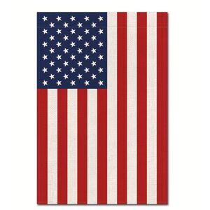 Memorial Day American USA Flag Garden Flag Red White Blue Patriotic Double Sided